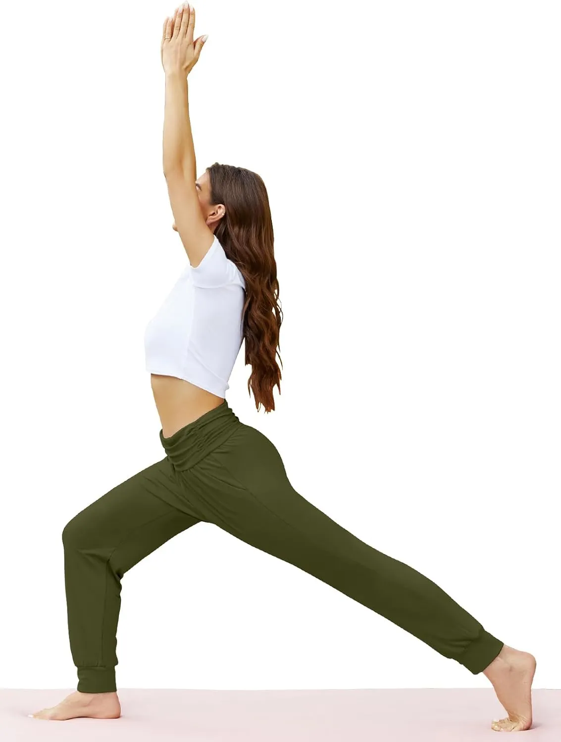 Gracyoga Women's Yoga Joggers Pants Casual Loose Workout Sweatpants Comfy Lounge Pants with Pockets