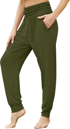 Gracyoga Women's Yoga Joggers Pants Casual Loose Workout Sweatpants Comfy Lounge Pants with Pockets