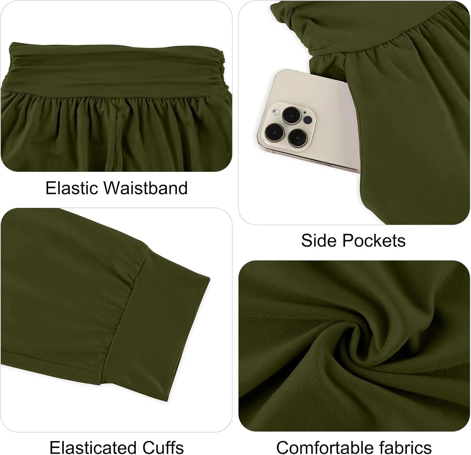Gracyoga Women's Yoga Joggers Pants Casual Loose Workout Sweatpants Comfy Lounge Pants with Pockets