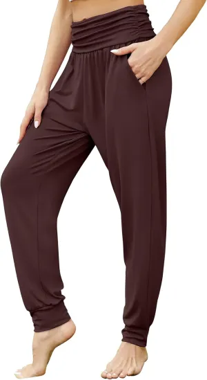 Gracyoga Women's Yoga Joggers Pants Casual Loose Workout Sweatpants Comfy Lounge Pants with Pockets