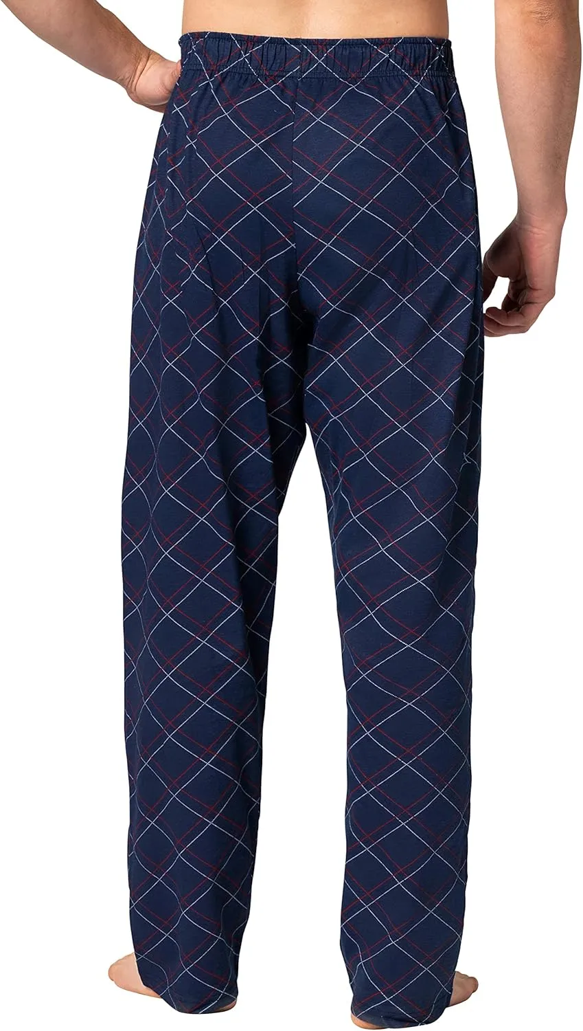 Hanes Men's Sleepwear 100% Cotton Pjs X-Temp Jersey Knit Pajama Pants