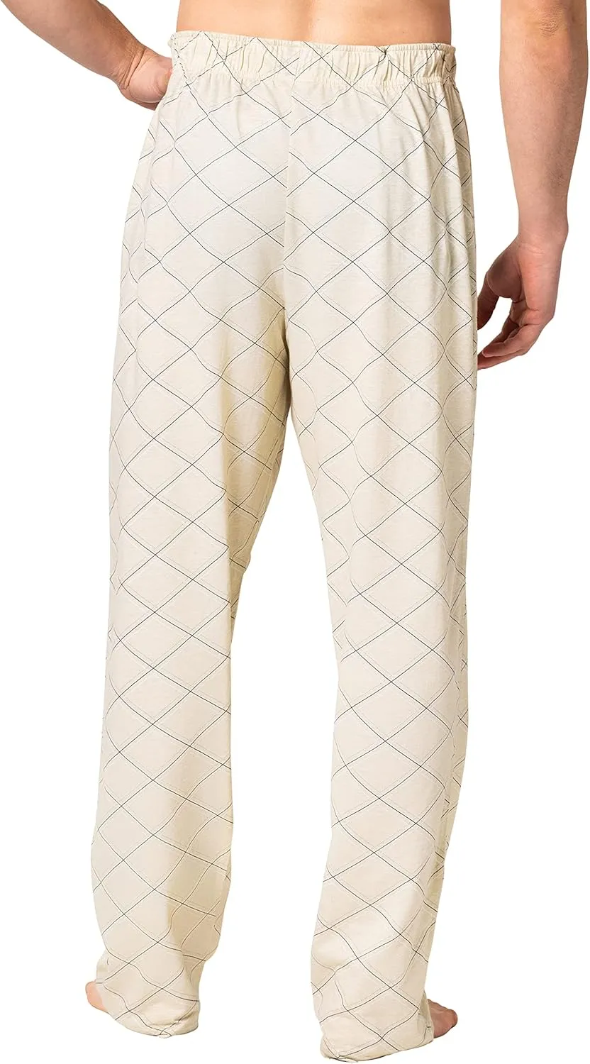 Hanes Men's Sleepwear 100% Cotton Pjs X-Temp Jersey Knit Pajama Pants