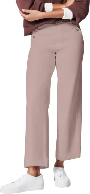 HBQ Womens Jeans Baggy Stretchy Pull On High Waisted Denim Wide Leg Trouser Pants Trendy