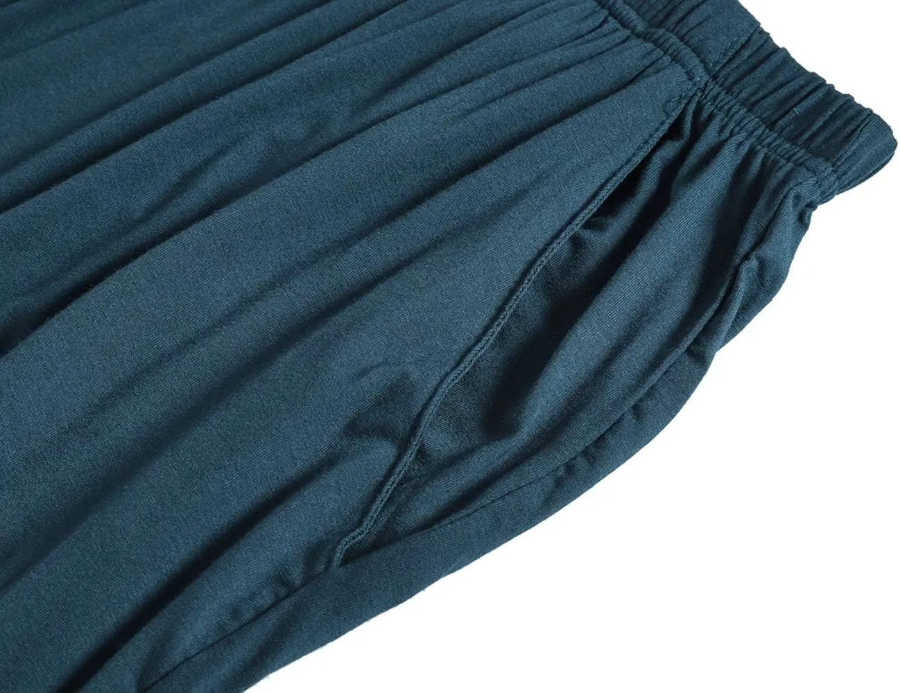JINSHI Mens Sleeping Stretch Boxer Shorts Ultra-Soft Modal Lounge Pajama Bottoms with Pockets
