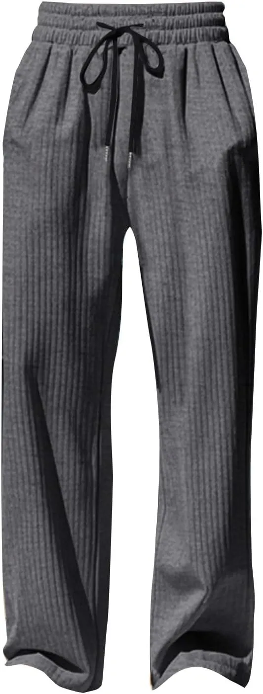 Joggers for Men Comfy Relaxed Fit Big and Tall Outdoor Baggy Casual Pants
