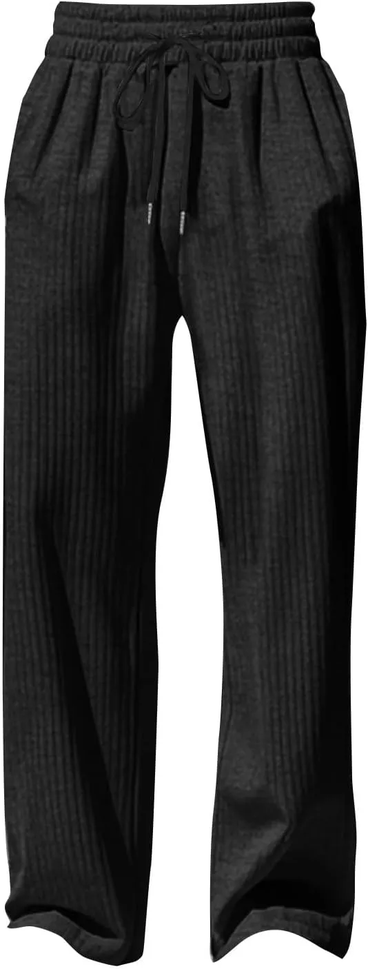 Joggers for Men Comfy Relaxed Fit Big and Tall Outdoor Baggy Casual Pants