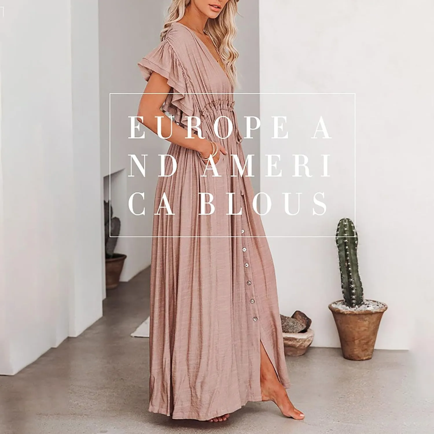 Kaftan Dresses for Women Plus Size Batwing Sleeve Caftans Long Bathing Suit Cover Up Maxi Beach Dress Loungewear
