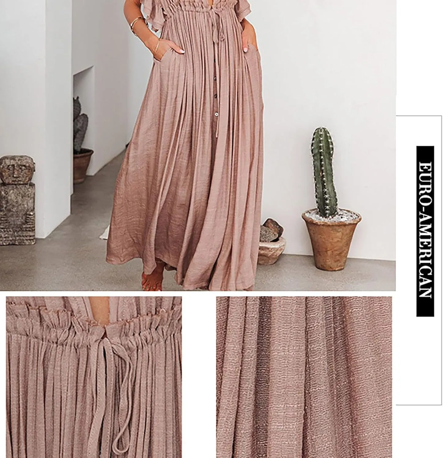 Kaftan Dresses for Women Plus Size Batwing Sleeve Caftans Long Bathing Suit Cover Up Maxi Beach Dress Loungewear