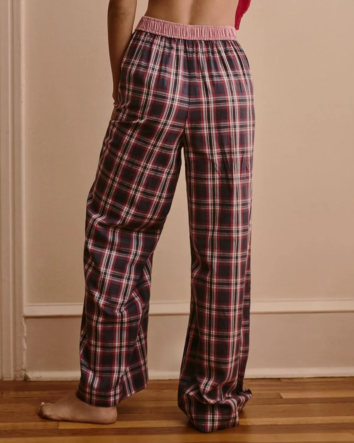 Kedera Women Comfy Pajama Lounge Pants 2025 Loose Fit Sleepwear Casual Straight Leg Baggy Waistband Trousers & Pockets