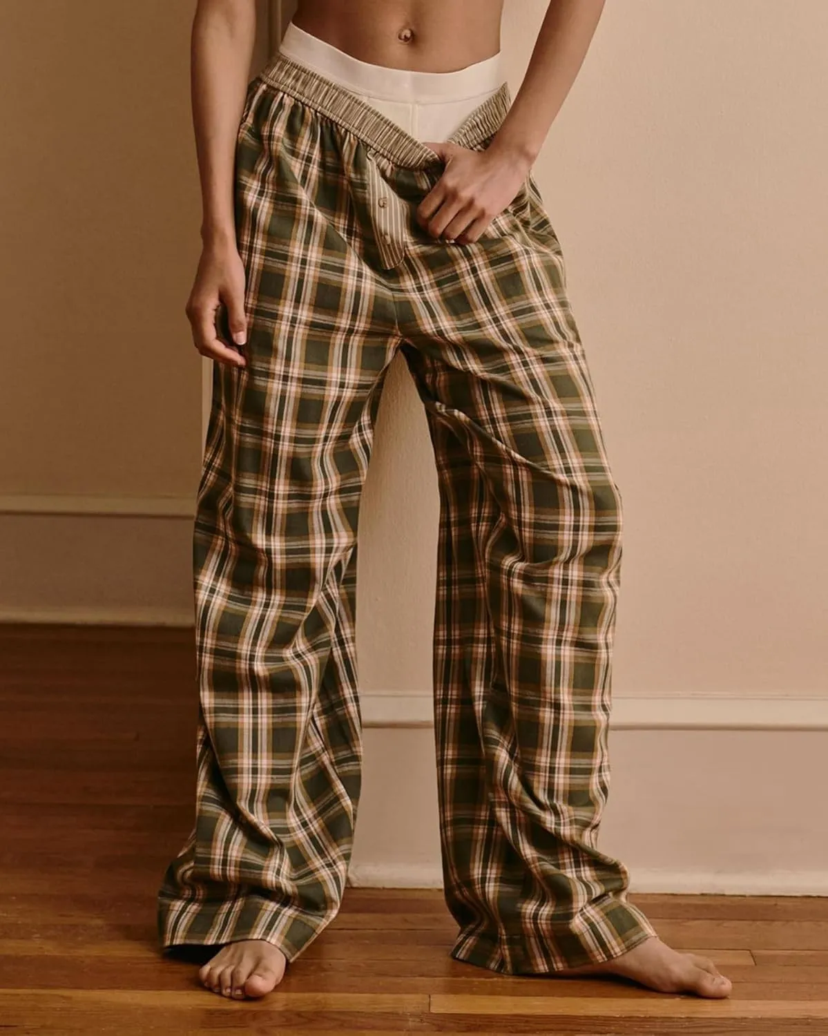 Kedera Women Comfy Pajama Lounge Pants 2025 Loose Fit Sleepwear Casual Straight Leg Baggy Waistband Trousers & Pockets