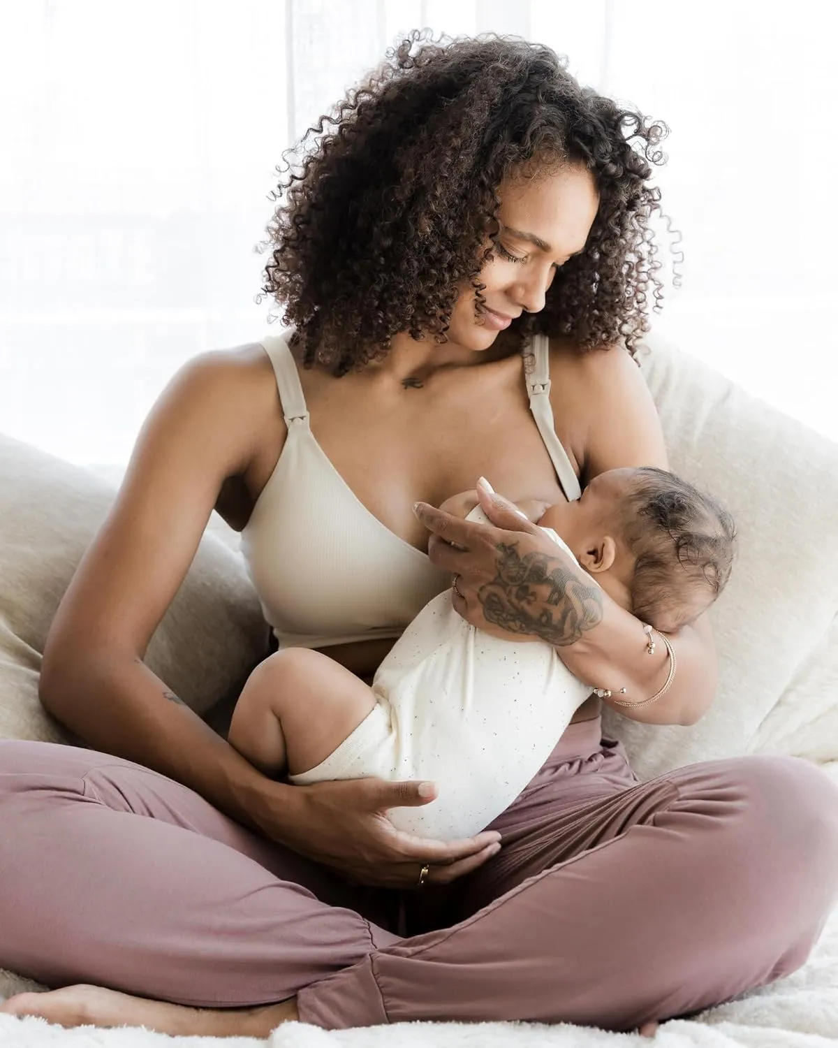 Kindred Bravely Mia Maternity & Nursing Lounge Bra for Breastfeeding and Pregnancy