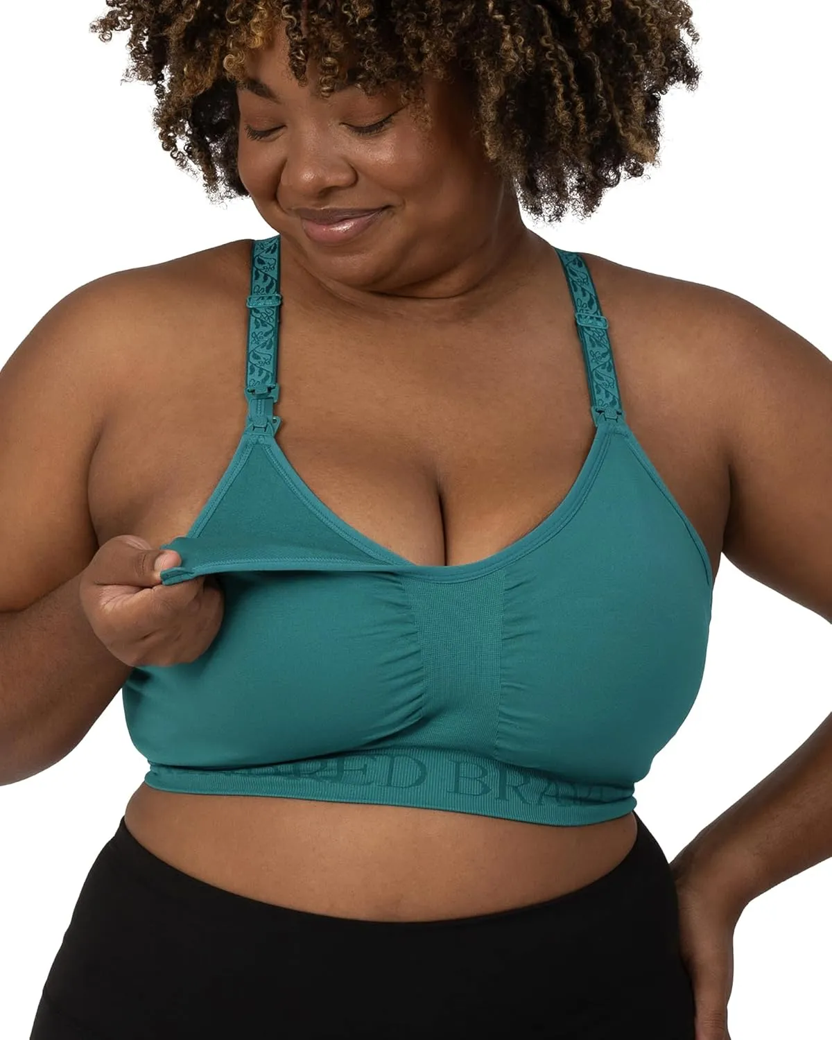 Kindred Bravely Sublime Sports Pumping Bra Hands Free | All-in-One Nursing Bras for Breastfeeding and Pumping