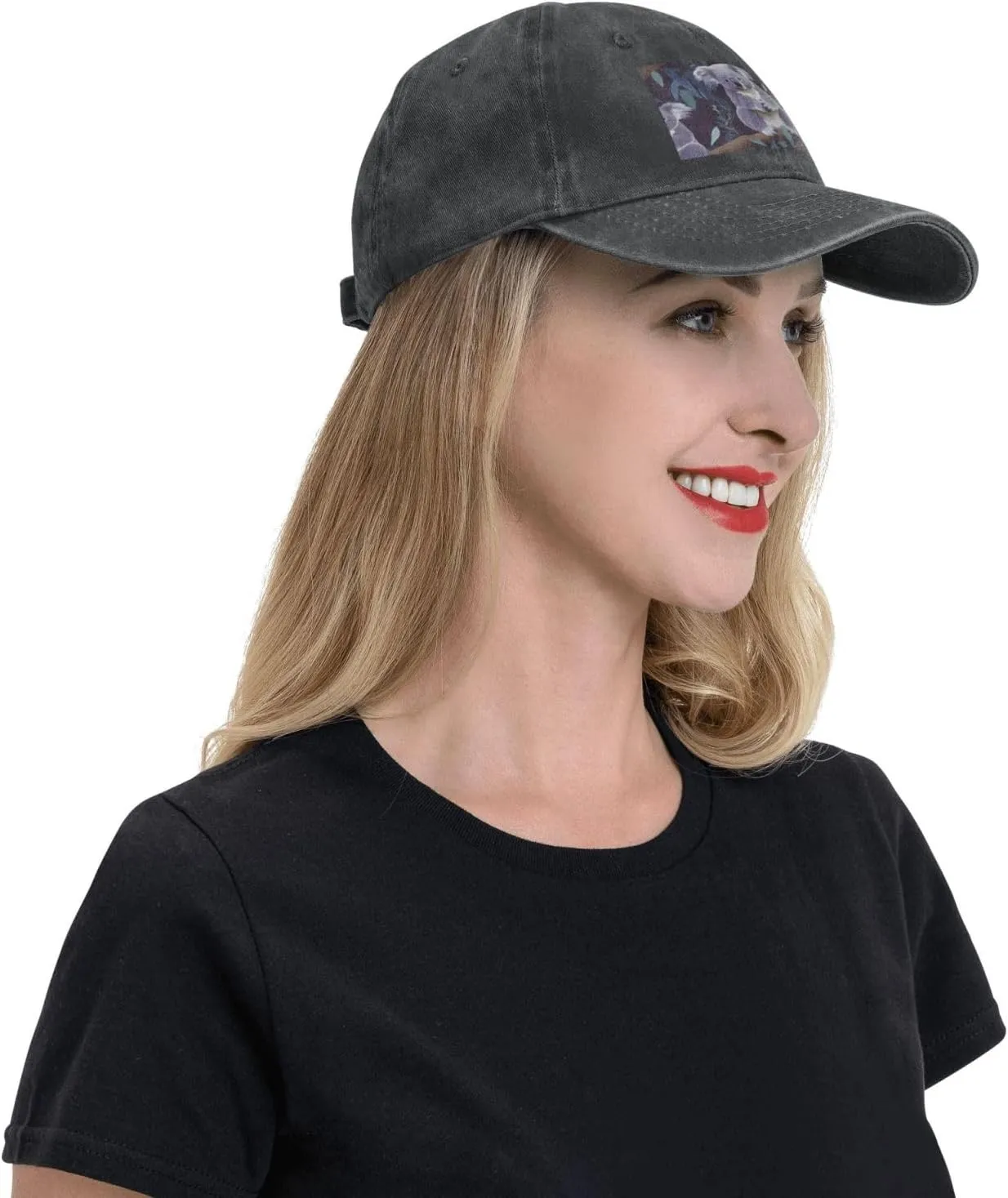 Lovely Koala Unisex Baseball Cap Breathable Cotton Trucker Hat Classic Denim Dad Hat Summer Sun Hat
