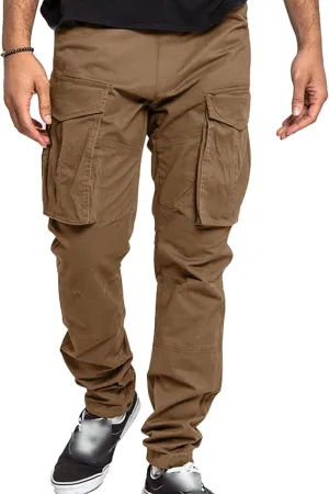 Maiyifu-GJ Men's Lightweight Hiking Cargo Pants Multi Pockets Athletic Joggers Trousers Casual Quick Drying Sweatpants