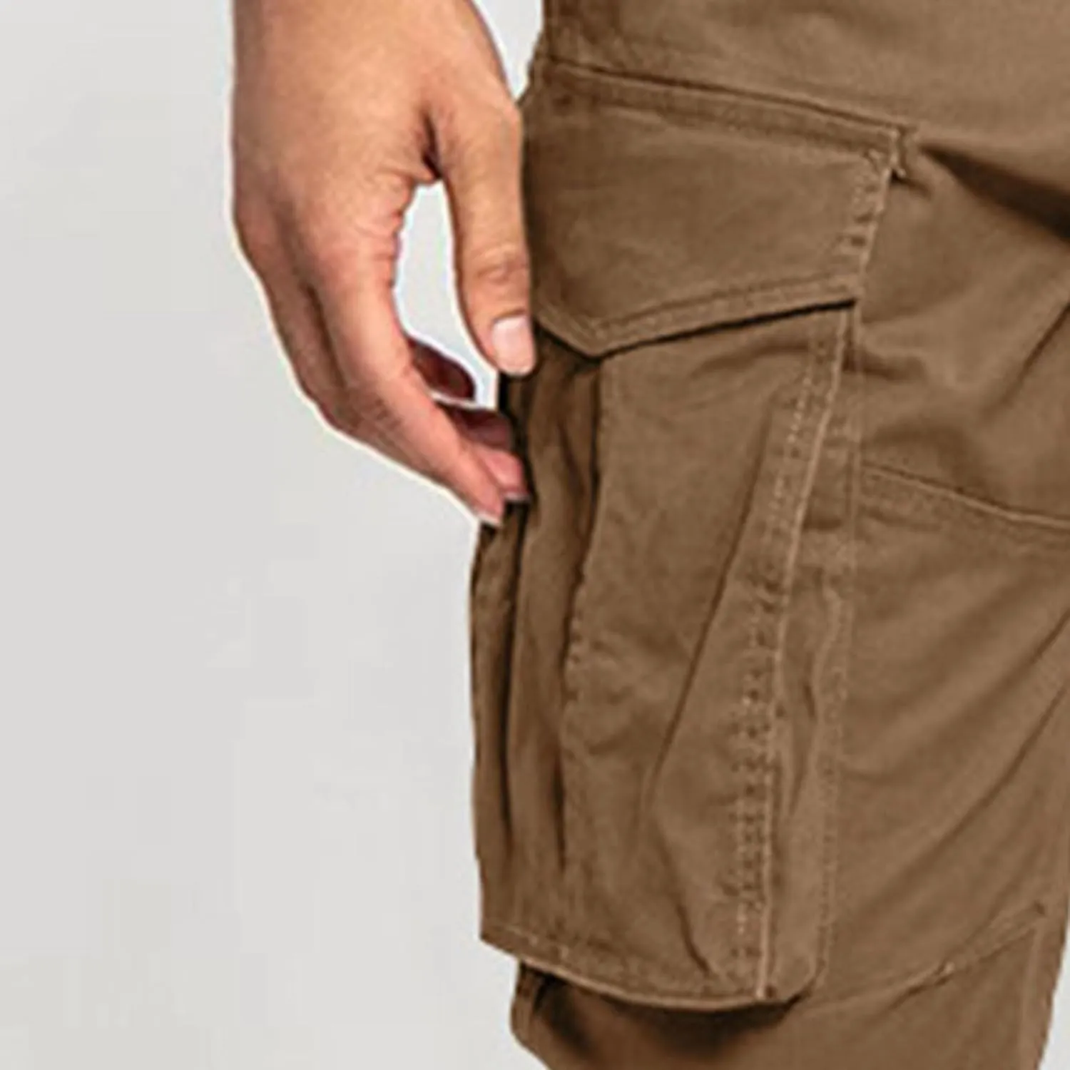 Maiyifu-GJ Men's Lightweight Hiking Cargo Pants Multi Pockets Athletic Joggers Trousers Casual Quick Drying Sweatpants