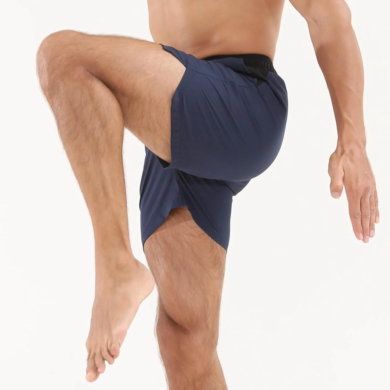 Men Stretch Quick Dry Gym Workout Shorts Mesh Lightweight Athletic Shorts Training Running Sports Jogger with Pockets