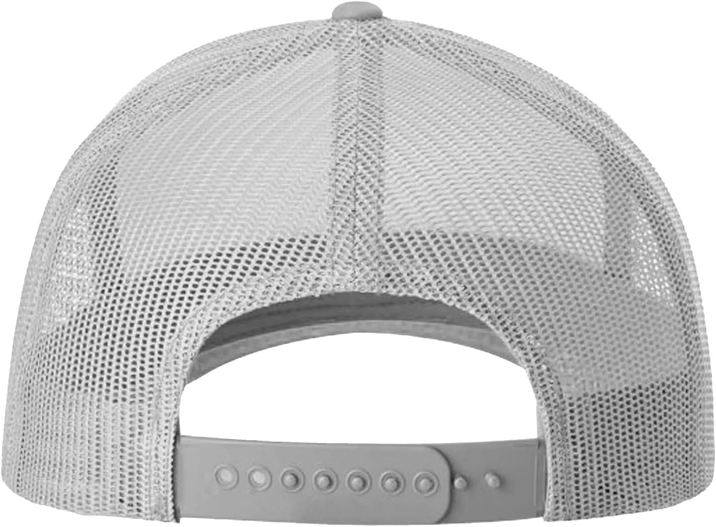 Men Women Plain Cotton Trucker Cap with Breathable Mesh Back, Snapback Baseball Hats