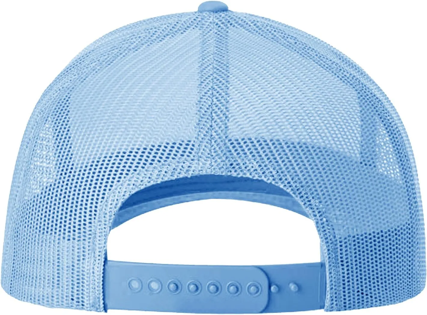Men Women Plain Cotton Trucker Cap with Breathable Mesh Back, Snapback Baseball Hats