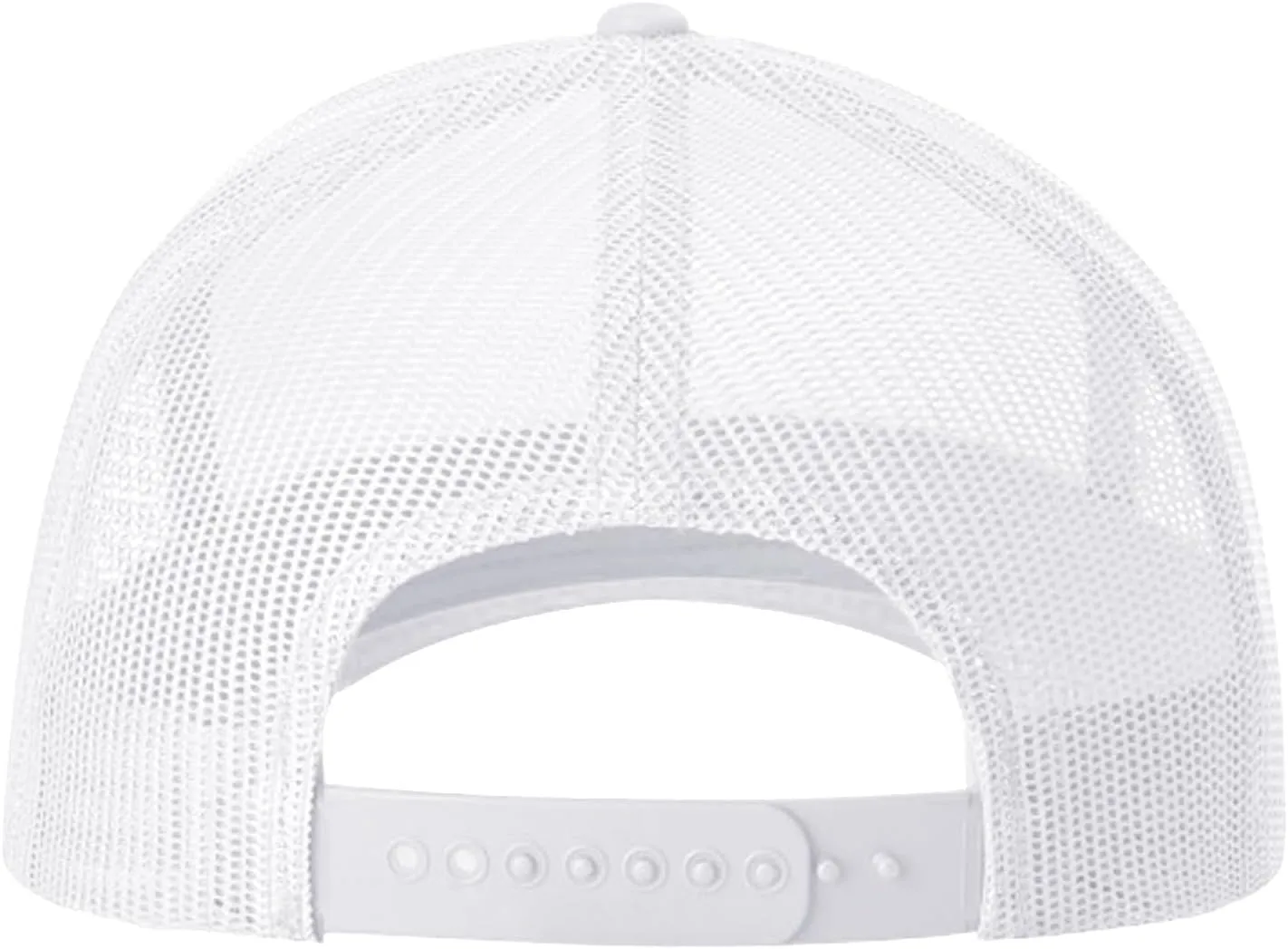 Men Women Plain Cotton Trucker Cap with Breathable Mesh Back, Snapback Baseball Hats