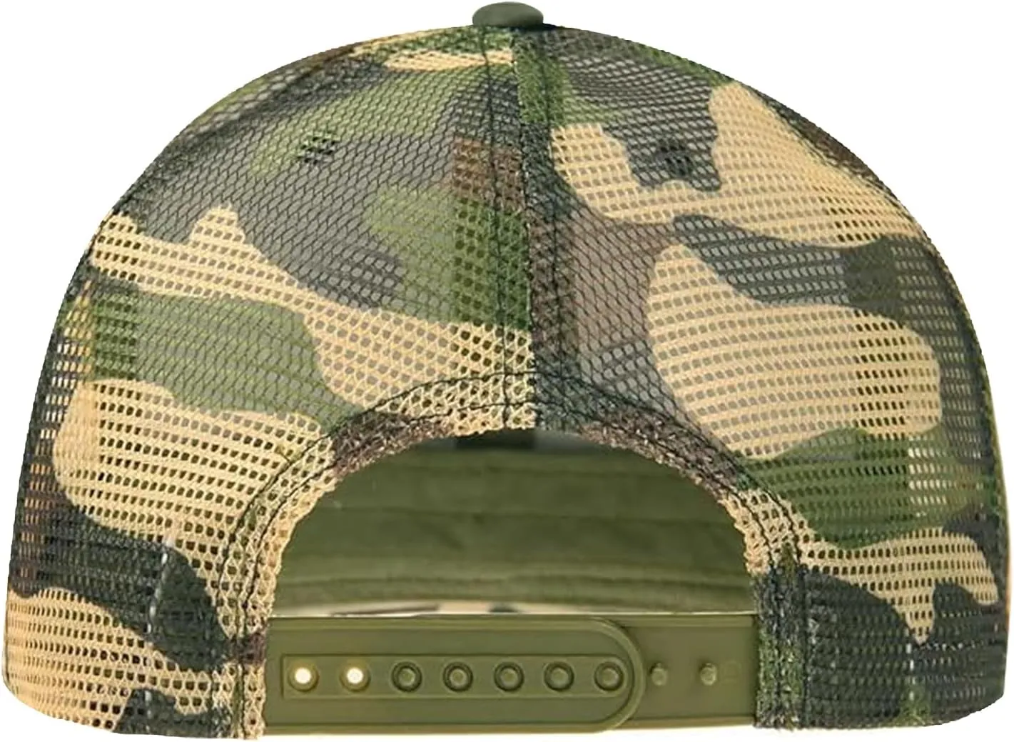 Men Women Plain Cotton Trucker Cap with Breathable Mesh Back, Snapback Baseball Hats