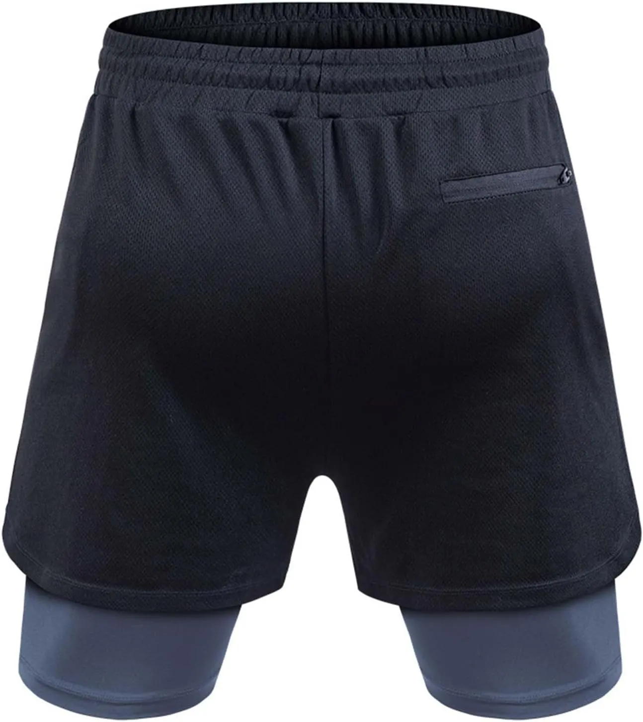Men's 2 in 1 Running Shorts Athletic Gym Quick Dry Workout Shorts with Liner Lightweight Training Basketball Shorts