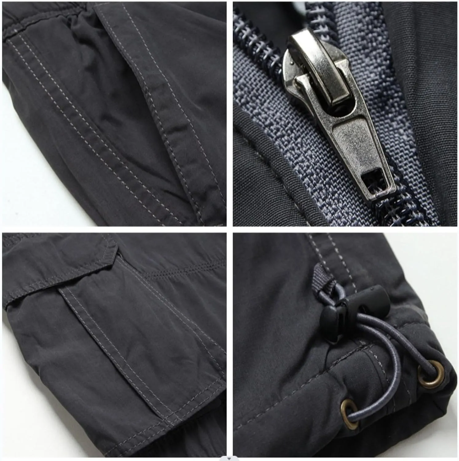 Mens Cargo SweatpantsClassic Vintage Tactical Joggers Stretch Relaxed Fit Hiking Pants Baggy Overalls with Pockets