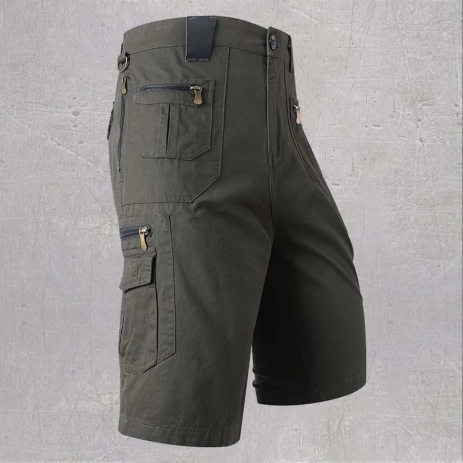 Mens Casual Tactical Cargo Shorts Quick Dry Military Combat Shorts Outdoor Hiking Work Short Pants