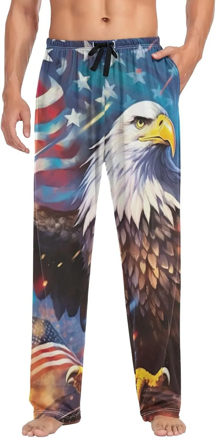 Men's Funny Frogs Printed Pajama Pant with Pocket S H020236