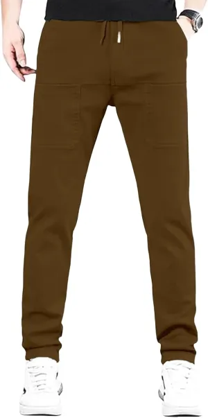 Mens High Stretch Cargo Pants Casual Quick-Dry Hiking Outdoor Summer Trousers Durable Cargo Pants with Multi Pockets