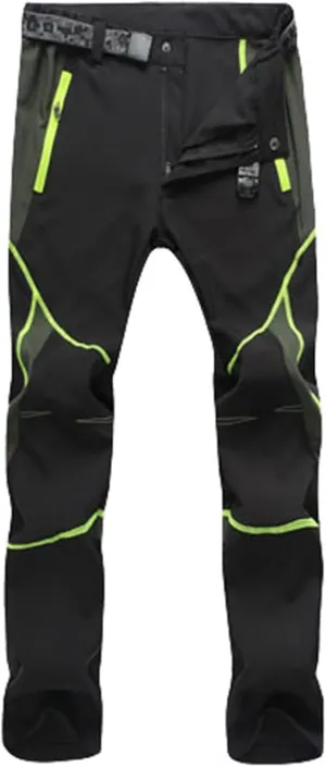 Men's Hiking Cargo Pants with Zipper Pockets Quick-Dry Lightweight Outdoor Work Pants Camping Climbing Fishing Unisex