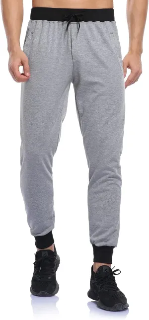Mens Pants Casual Drawstring Elastic Waist Solid Jogger Pants Skinny Beam Feed Loose Trousers Outdoor Sweatpants