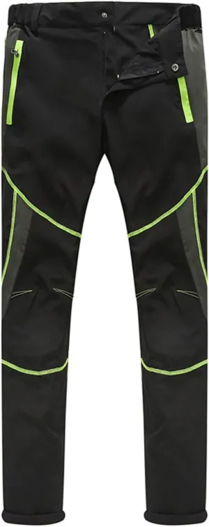 Mens Quick Dry Hiking Pants Waterproof Lightweight Fishing Safari Work Trousers Outdoor Zip Pockets Tactical Pants