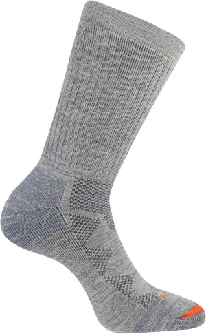 Merrell unisex-adult Premium Wool Work Crew Socks Arch Support and Breathable Mesh