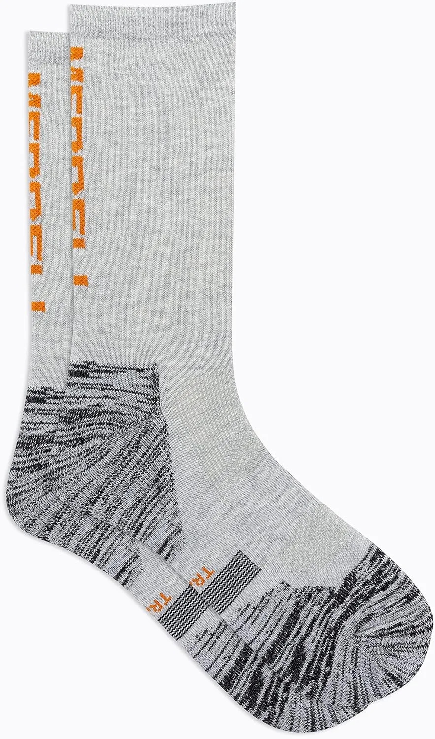 Merrell unisex-adult Thermal Trail Running Crew Socks Unisex Lightweight Warmth and Breathable Mesh