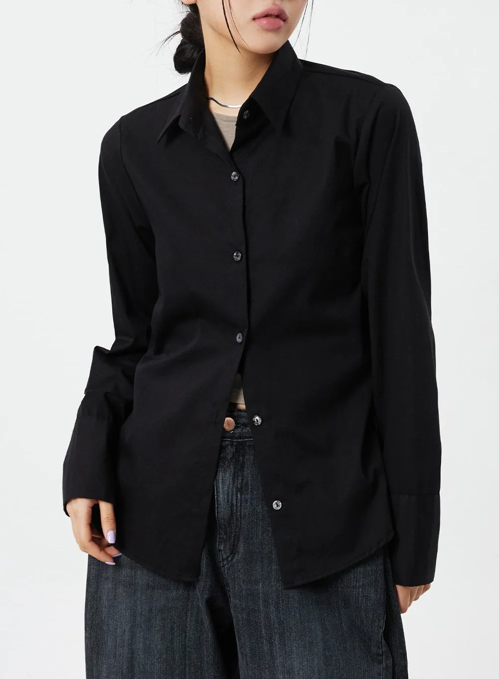Mid-Rise Baggy Jeans CM324