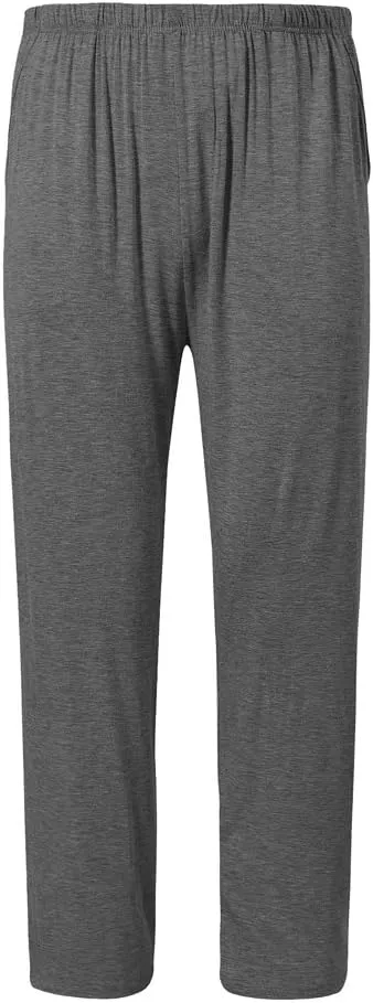 MoFiz Men's Modal PJ Bottom Jersey Knit Pajama/Lounge Pants Sleepwear