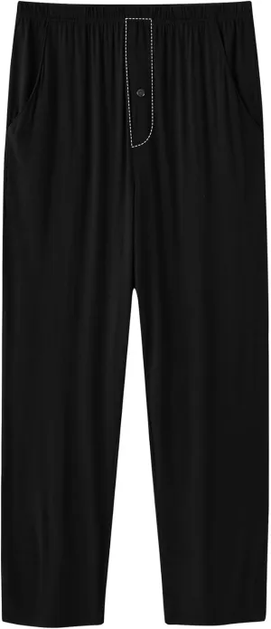 MoFiz Men's Modal PJ Bottom Jersey Knit Pajama/Lounge Pants Sleepwear