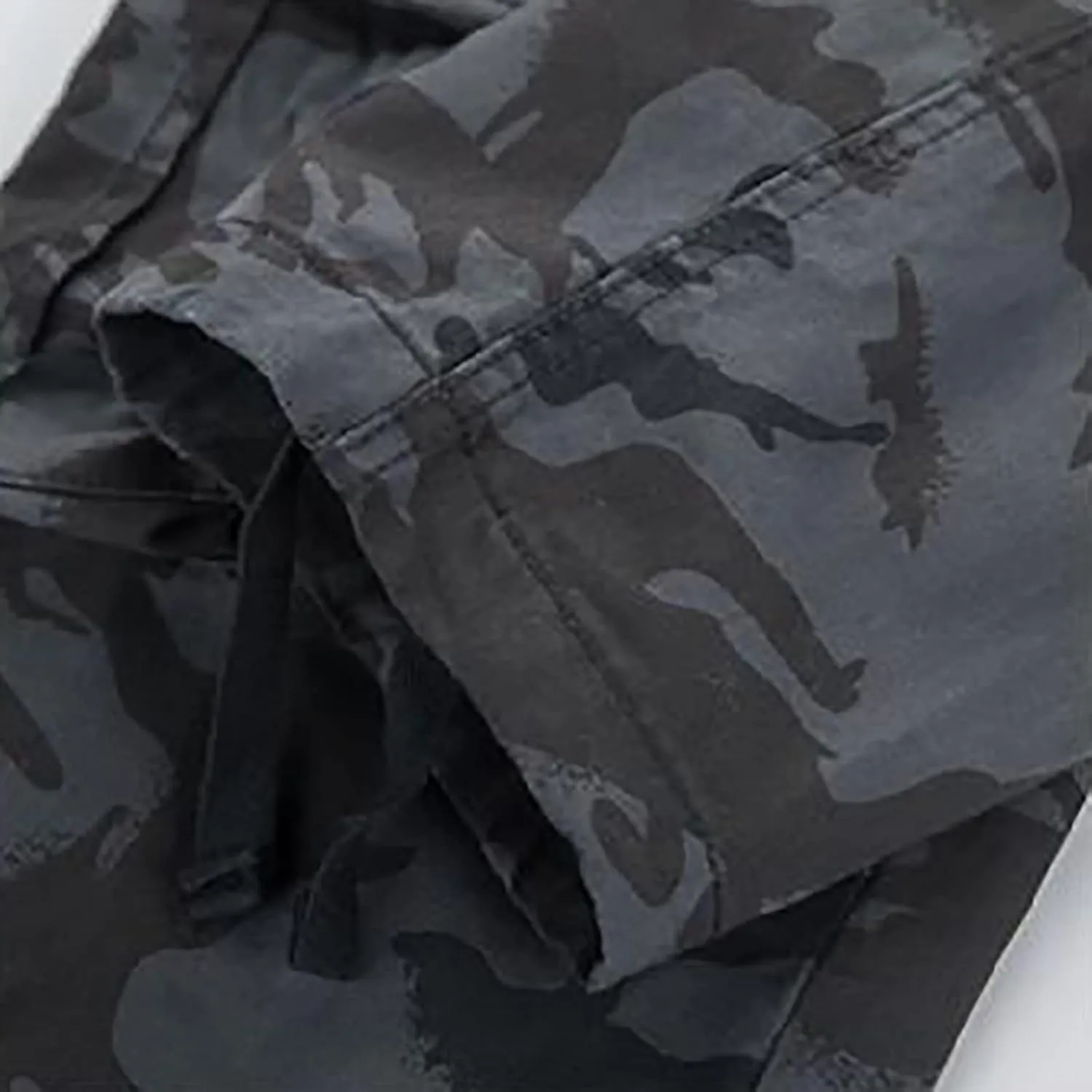 Muscularfit Mens Cargo Pants with Pockets Stretch Camo Multi Pockets Sport Sweatpants Camouflage Causal Joggers Athletic Pant