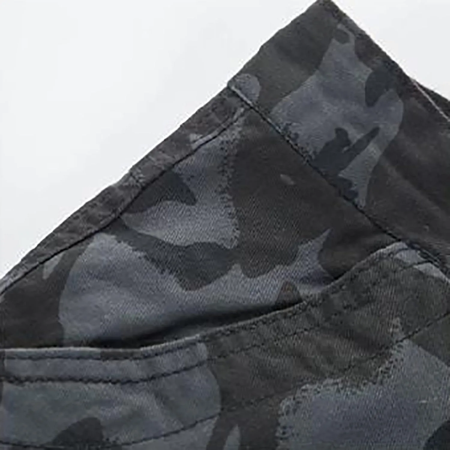 Muscularfit Mens Cargo Pants with Pockets Stretch Camo Multi Pockets Sport Sweatpants Camouflage Causal Joggers Athletic Pant