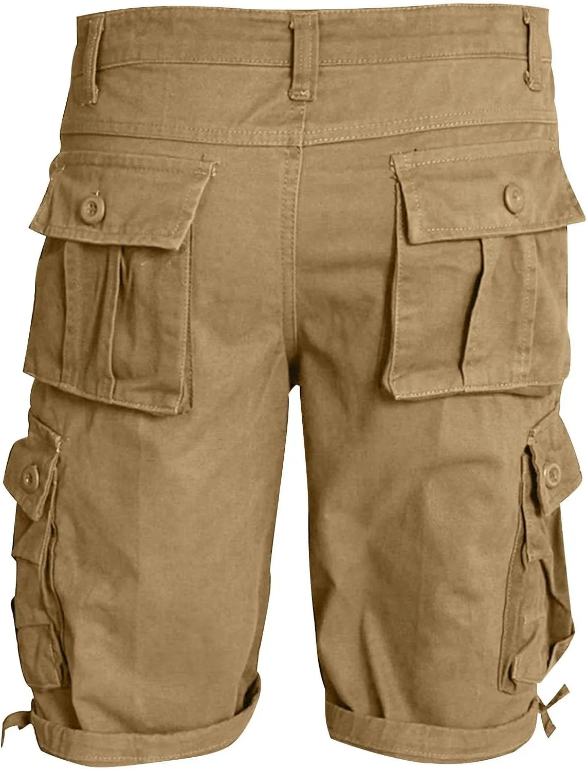 Muscularfit Men's Hiking Cargo Shorts Quick Dry Lightweight Breathable Cotton Shorts Outdoor Workout Casual Short Pants