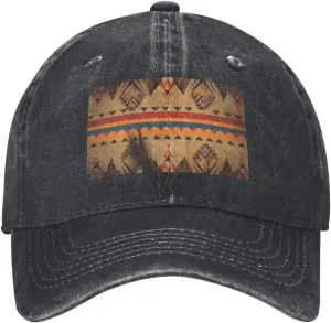 Native American Unisex Baseball Cap Breathable Cotton Trucker Hat Classic Denim Dad Hat Summer Sun Hat