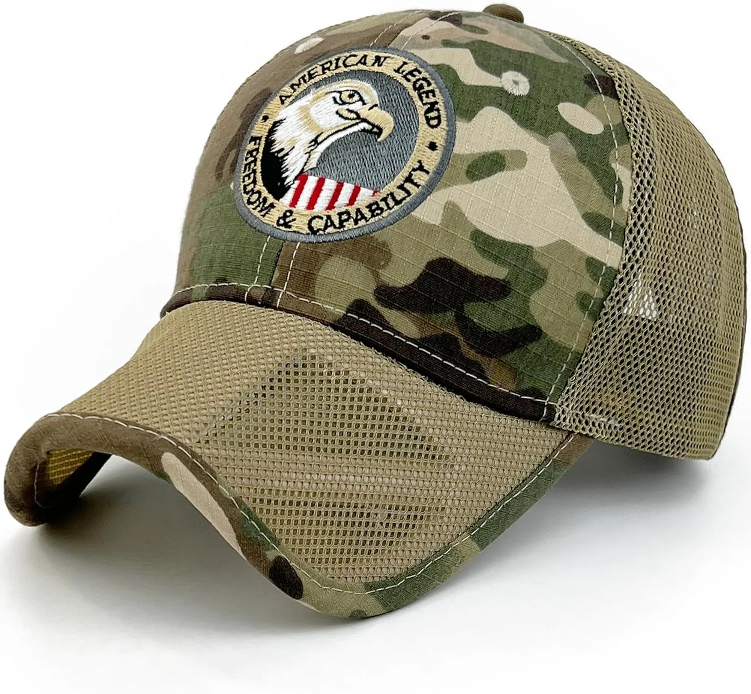 Oversize XXL Mens Tactical Camo Baseball Caps Breathable Mesh Womens Patriotic Operator Camouflage Ball Hats