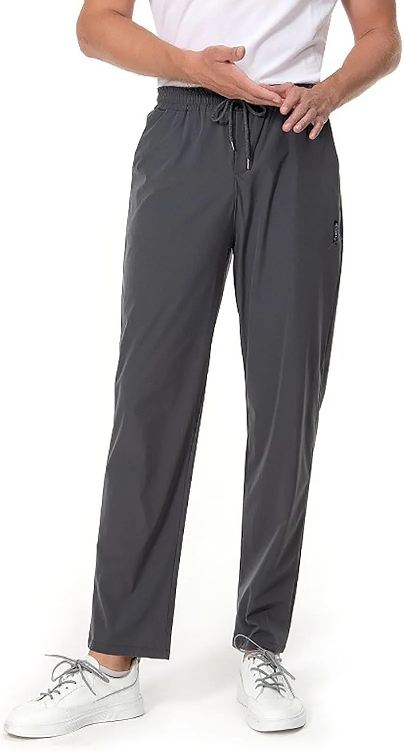 Pants Men Women,Unisex Comyfit Active Quick Drying Waterproof Plus Size Breathable Running Joggers Sweat Pants with Pockets