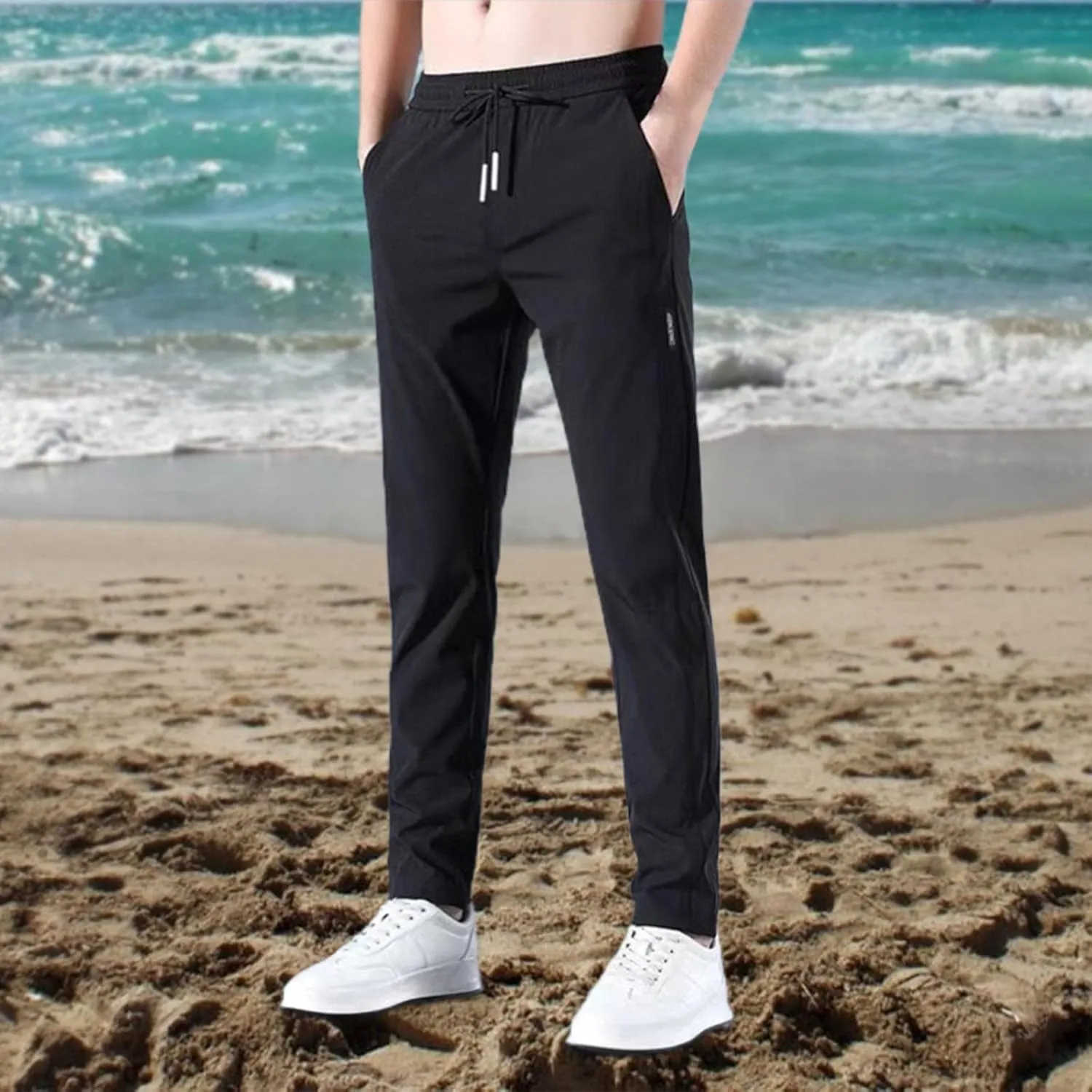Pants Men Women,Unisex Comyfit Active Quick Drying Waterproof Plus Size Breathable Running Joggers Sweat Pants with Pockets