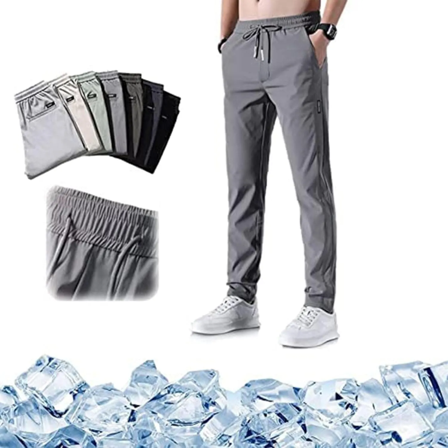 Pants Men Women,Unisex Comyfit Active Quick Drying Waterproof Plus Size Breathable Running Joggers Sweat Pants with Pockets