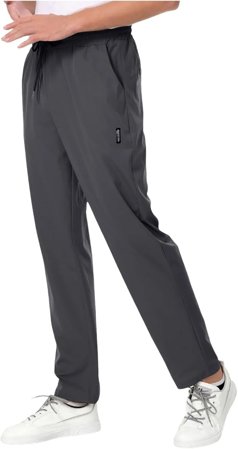 Pants Men Women,Unisex Comyfit Active Quick Drying Waterproof Plus Size Breathable Running Joggers Sweat Pants with Pockets