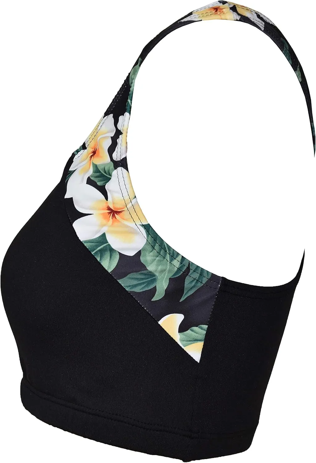 Private Island Women UPF 50  Swim Tank Bra Short Top Sports Bras Swimsuit Rash Guard (RST)