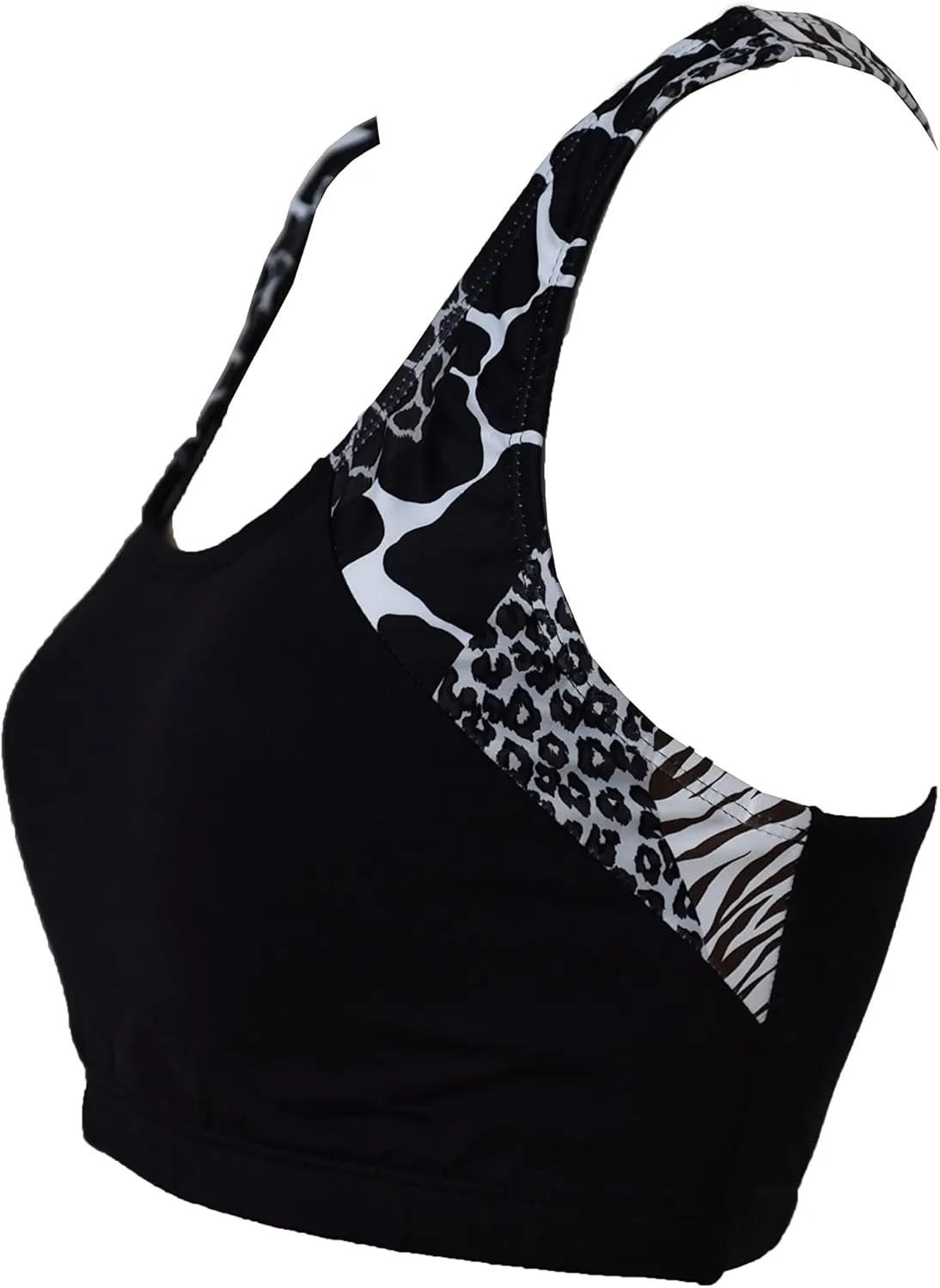 Private Island Women UPF 50  Swim Tank Bra Short Top Sports Bras Swimsuit Rash Guard (RST)
