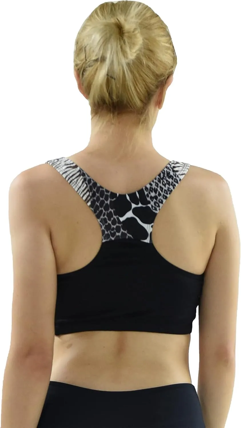 Private Island Women UPF 50  Swim Tank Bra Short Top Sports Bras Swimsuit Rash Guard (RST)