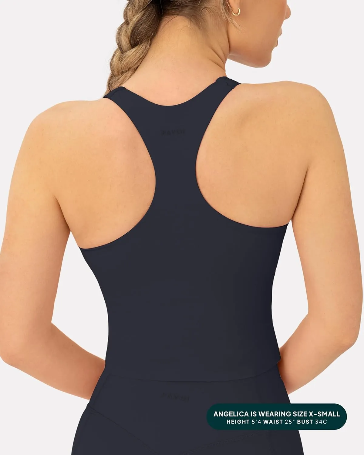 Racerback Workout Tank Tops for Women Built in Bra - Medium Support Scoop Athletic Tank Top Shelf Bra, HiPerform